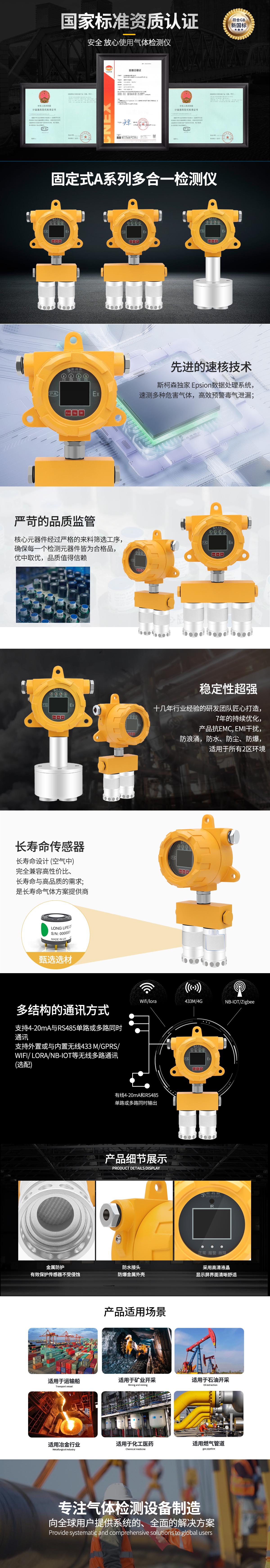 固定三合一氣體檢測(cè)儀,三合一氣體報(bào)警器 固定三合一氣體檢測(cè)儀,三合一氣體報(bào)警器