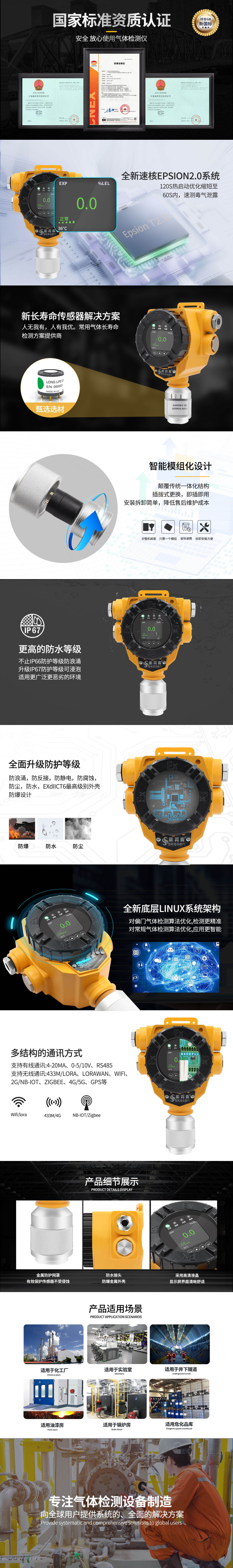 點(diǎn)型氧氣探測(cè)器 點(diǎn)型氧氣探測(cè)器